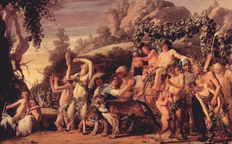 MOEYAERT, Claes Cornelisz. Triumph of Bacchus ga Sweden oil painting art
